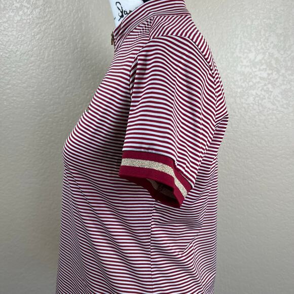 The Redface white/ red stripe short sleeve top mountaineer trail running outdoor - Picture 14 of 14